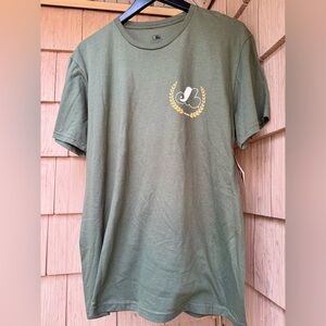 NWT Olive Green Montreal Expos Men's T-Shirt, size m